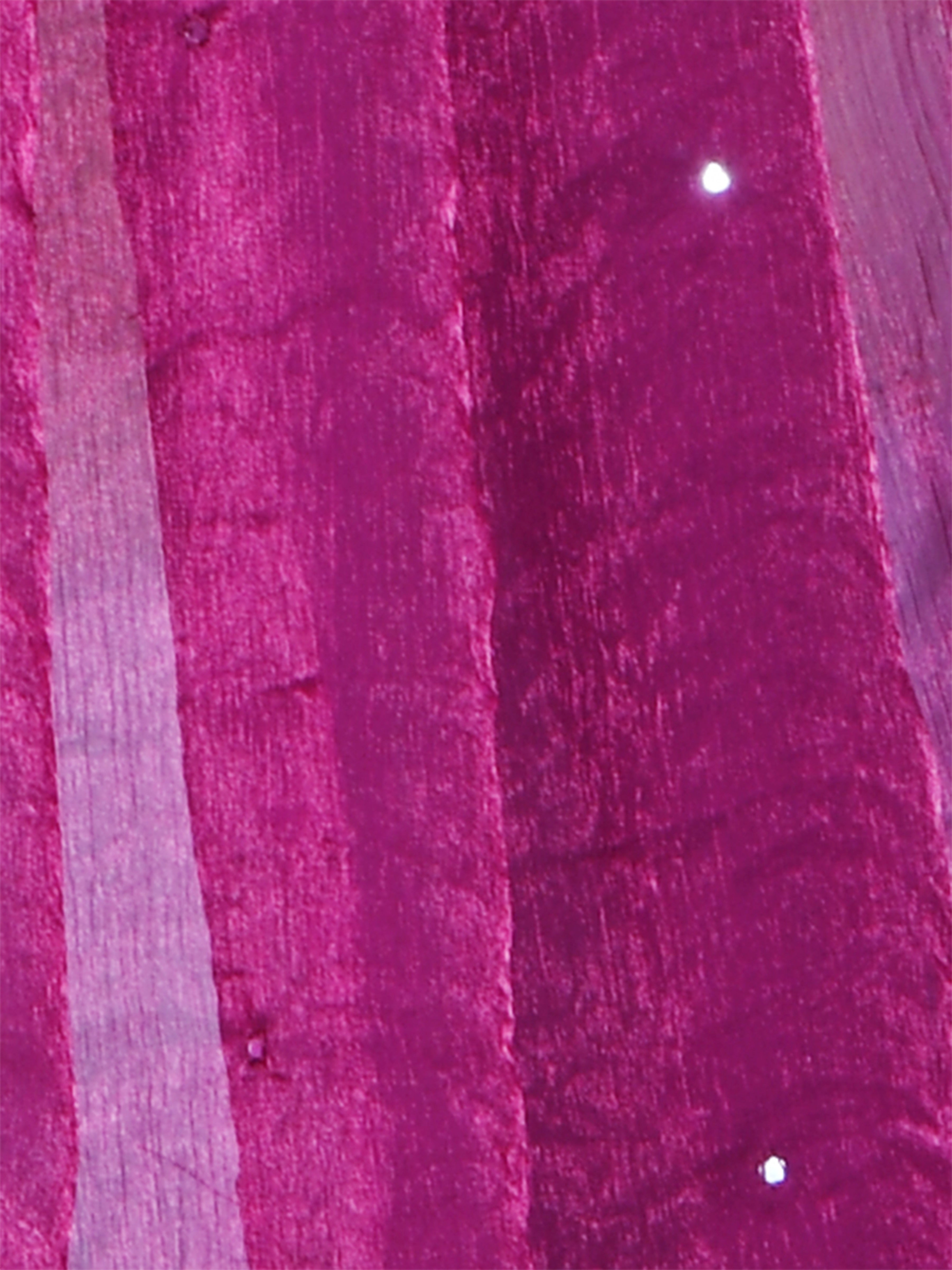 Burgundy Pure Chiffon Mirror Work Saree